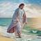 Sparkly Selections Jesus on the Beach Diamond Painting Kit, Square Diamonds
